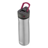 Squeeze Térmico 710ml Contigo Dia A Dia 24h Frio Aço Inox Cor Rosa