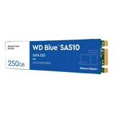 Ssd 250gb M.2 Sata Western Digital Blue Sa510 Cor Verde
