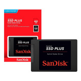 Ssd 480gb Sandisk Plus 2,5' Sata Iii 6gb/s Leitura 530mb/s