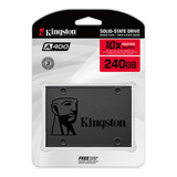 Ssd Hd Kingston De 240gb Sa400s37 Série A400 2,5 Sata Iii Para Desktop Cor Cinza Escuro