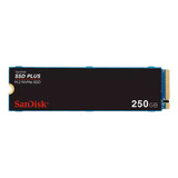 Ssd Sandisk Plus 250gb Nvme M.2