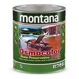 Stain Osmocolor Montana Uv Deck 0,9lt Castanho Acabamento Acetinado