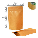Stand Up Pouch Kraft Forro Metali