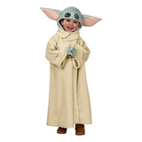 Star Wars Yoda Bebê Mandaloriano Fantasia Cosplay Infantil