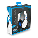 Stealth C6-300v Stereo Gaming Headset Branco E Azul