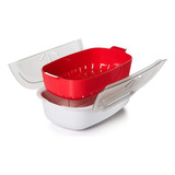 Steamer Basket Vaporizador De Microondas De Material Pp De Q