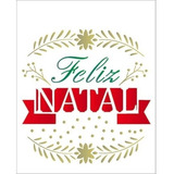 Stencil 20x25 - Feliz Natal I (opa 2117)