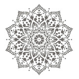 Stencil Mandala Indiana Yoga - Molde