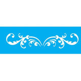 Stencil Opa 10 X 30 Cm - Arabesco Ornamento - 1987
