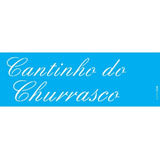 Stencil Opa 10 X 30 Cm - Cantinho Do Churrasco - 2670