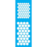 Stencil Opa 10 X 30 Cm - Favos De Mel - 1477