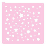 Stencil Para Biscoito - Estrelado - Ref 4018 - Rr Cortadores