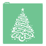 Stencil Para Bolo Árvore De Natal
