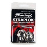 Strap Lock Dunlop Sls1501n Tradicional Nickelado Made In Usa