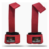 Strap Profissional Bulldozer Vermelho Musculação Academia