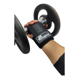 Straps Acolchoado Tala Larga Musculação Cor Preto Pentágono