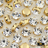Strass Costura - Dourado Cristal - Ss20 / 4,6mm - 1.440un
