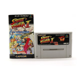 Street Fighter 2 Japonês Original Encarte E Caixa Cartucho