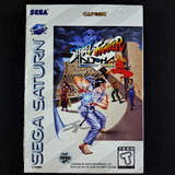 Street Fighter Alpha Prensado Sega Saturn. Cd Prata Faço 152