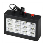 Strobo 12 Leds 15w Room Sensor Rítmico Luz Branca Automático