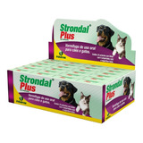 Strondal Plus C/ 4 - Vermifugo -display C/ 24 Cx Com 4 Comp 