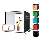 Studio Box Cabine Fotográfico Fotos Dobrável Led 30 X 30
