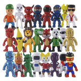 Stumble Guys Bonecos Coleção Completa 24 Personagens