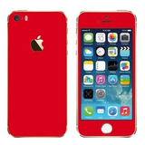 Styker Skin Premium - Jateado Fosco Vermelho - iPhone SE