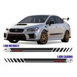 Subaru Impreza Wrx Turbo Adesivos Lateral Par 