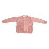 Suéter Blusa Bebê Menina De Tricô Trabalhado | Duwell