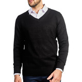 Suéter Liso Masculino Gola V 
