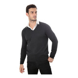 Suéter Masculino Básico Liso Blusa Frio Tricot Luxo Atacado