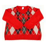 Suéter Para Bebê Menino De Tricô Estampado | Duwell