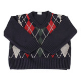 Suéter Para Bebê Menino De Tricô Estampado | Duwell