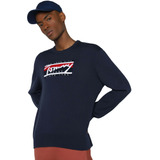 Suéter Tommy Jeans C-neck Graphic Flag