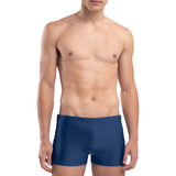 Sunga Boxer Básica Lisa Com Vivo Lateral Moda Praia Mash
