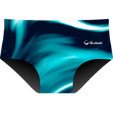 Sunga Natação Larga Estampada Bluewai