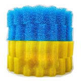 Sunsun Refil Esponjas Para Cpf-5000 - 2 Amarelas + 2 Azuis