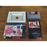 Super Bases Loaded Snes P/ Super Nintendo Com Caixa E Manual