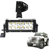 Super Farol Milha Led Barra 36w Potencia Carro Jeep Nf