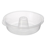 Super Forma De Bolo/pudim P/ Microondas 1,65 L Cor Transparente
