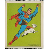 Super Homem Krypto Cartão 13x10cm Brinde Ebal Anos60 Superma