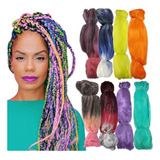Super Jumbo/jumbão Ombré Hair+anéis De Dread - 399 Gramas 