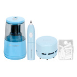 Super Kit Tenwin Aspirador Apontador Borracha Elétrica Refil