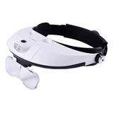 Super Lupa De Cabeça 2 Super Leds 5 Lentes Profissional