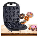 Super Máquina De Mini Donuts Elétrica Portatil 16 Furos 110v