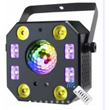 Super Multi Raio 5 Em 1 Led Uv Efeito Iluminação Dj Show 