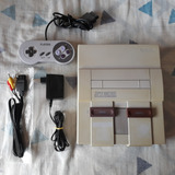 Super Nintendo - Console Americano Destravado + 01 Controle + 01 Cabo Av + 01 Fonte Bivolt
