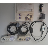 Super Nintendo Baby Completo + 21 Jogos Funcionando