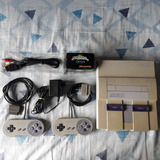 Super Nintendo Console + Cabo Av + Fonte + 02 Controles